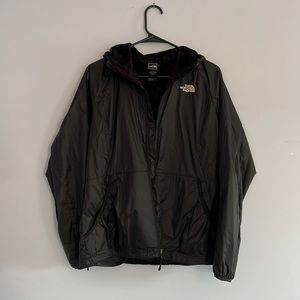 North Face fleece lined nylon jacket